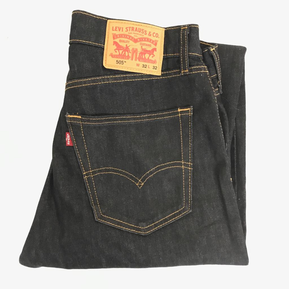 Levi's Men's 505 Regular Jean Straight Leg - Picture 3 of 5